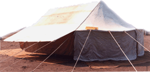 Kabul Pal Tent with Bathroom and Verandah